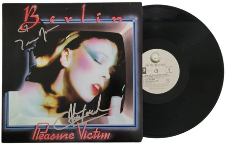 Terri Nunn signed Berlin Pleasure Victim Album Vinyl COA Proof Autographed Star