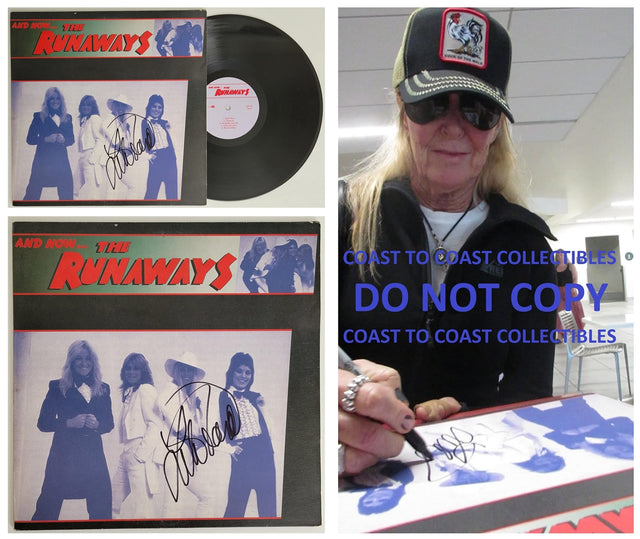 Lita Ford signed And Now. The Runaways album COA exact proof autographed STAR