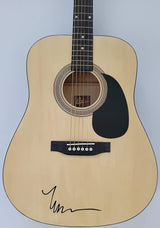 Lindsey Buckingham Fleetwood Mac signed acoustic guitar Proof COA autographed star
