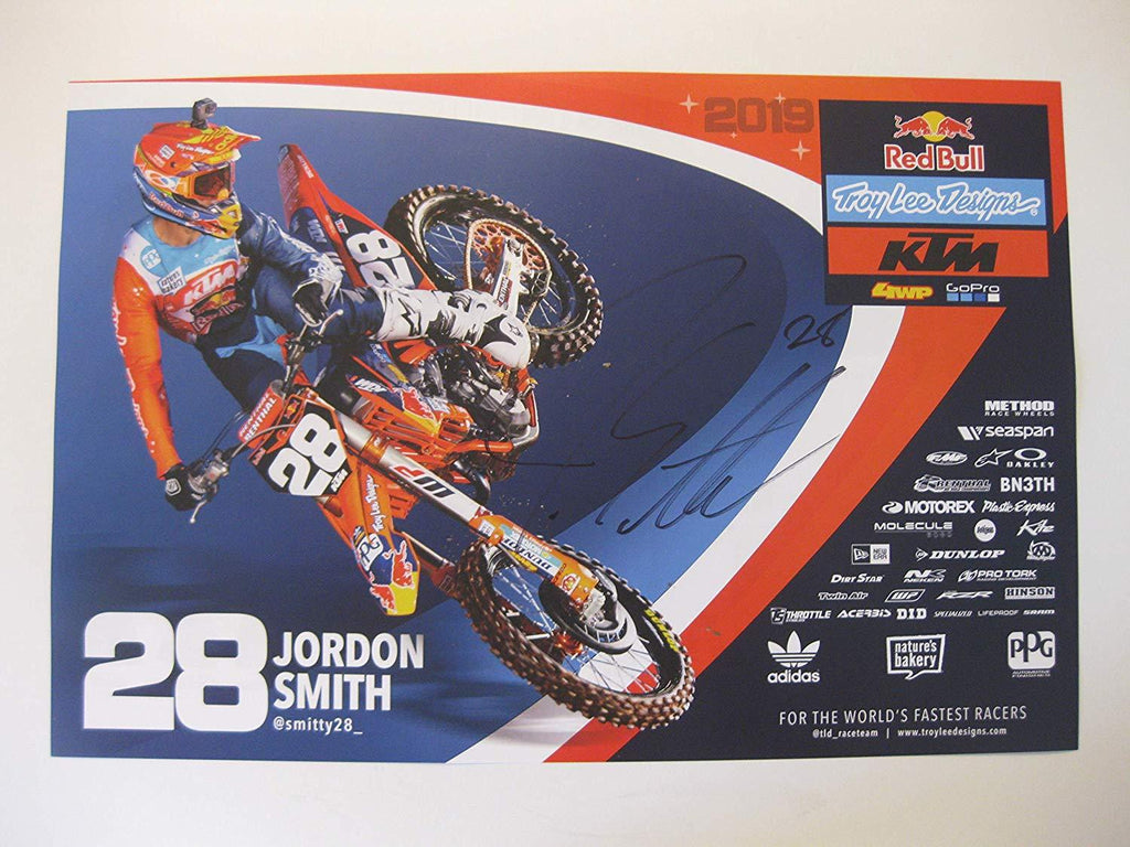 Jordan Smith, supercross, motocross, signed, autographed, 12x18 poster, COA will be included