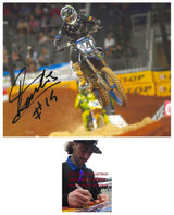 Dylan Ferrandis supercross motocross racer signed 8x10 photo COA proof autographed,