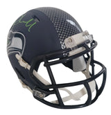 Pete Carroll signed Seattle Seahawks mini football helmet proof COA. autographed
