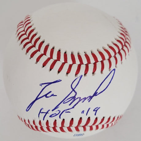 Lee Smith Chicago Cubs Boston Red Sox signed baseball COA proof autographed