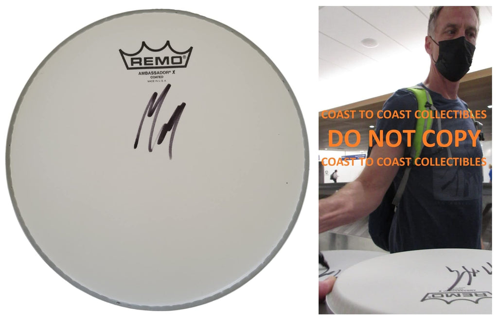 Matt Cameron Pearl Jam Soundgarden Drummer signed Drumhead COA proof autographed STAR