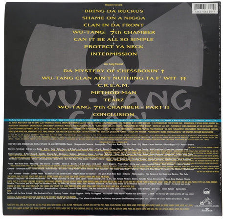 Wu-Tang Clan signed 36 Chambers Album COA exact proof autographed Vinyl Record