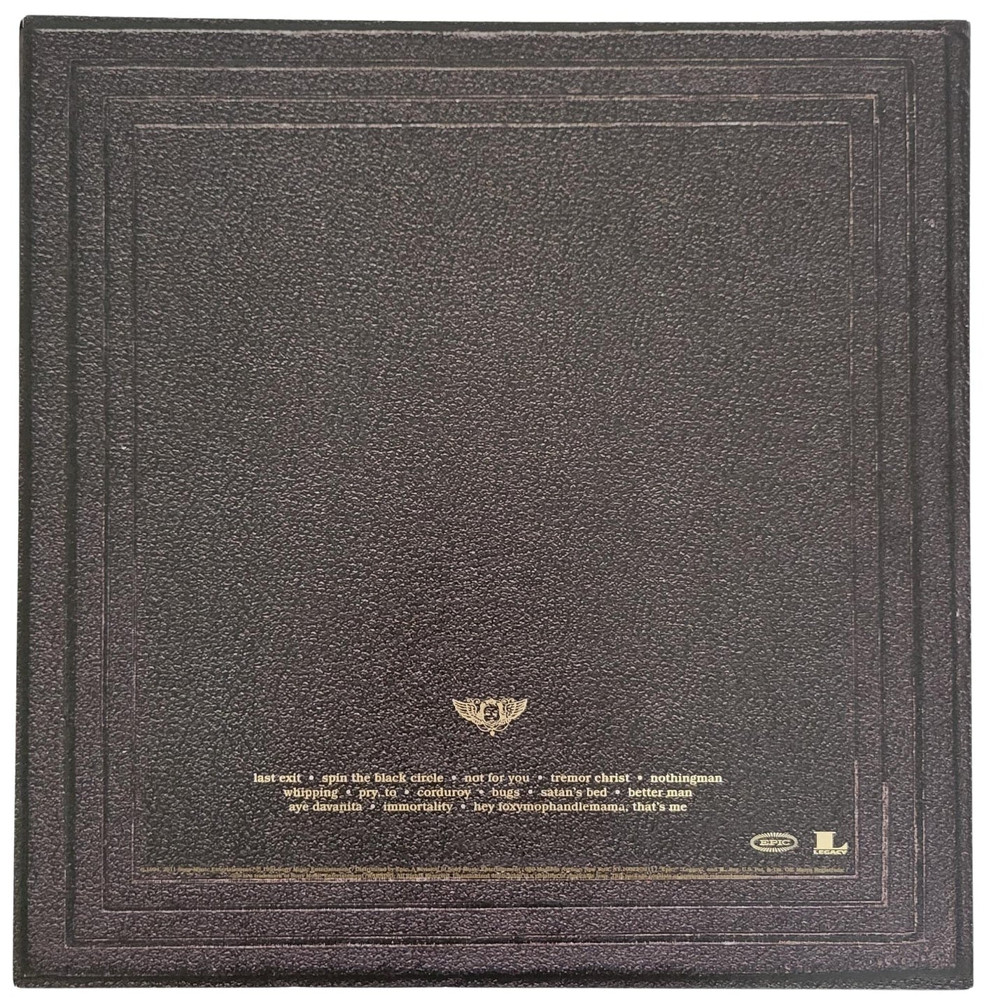 Eddie Vedder signed Pearl Jam Vitalogy album COA exact proof autographed vinyl Record STAR