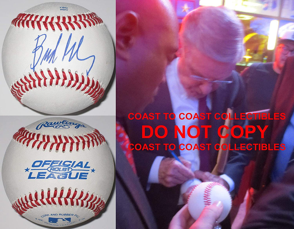 Bud Selig Commissioner of MLB signed autographed baseball proof COA