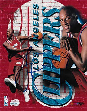 Lamar Odom autographed Los Angeles Clippers basketball 8x10 photo COA