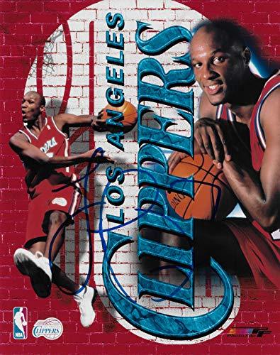 Lamar Odom autographed Los Angeles Clippers basketball 8x10 photo COA