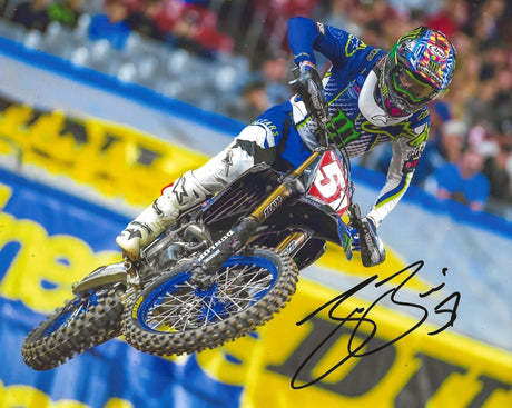 Justin Barcia motocross supercross signed 8x10 photo COA proof autographed,