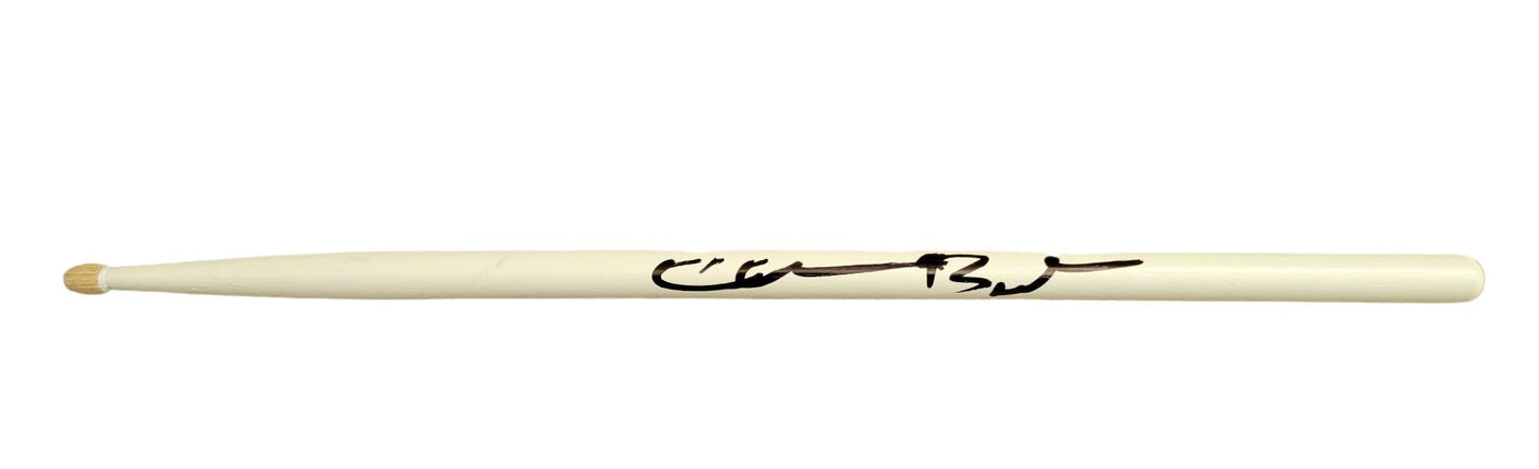 Clem Burke Blondie Drummer signed Drumstick COA exact proof autographed STAR
