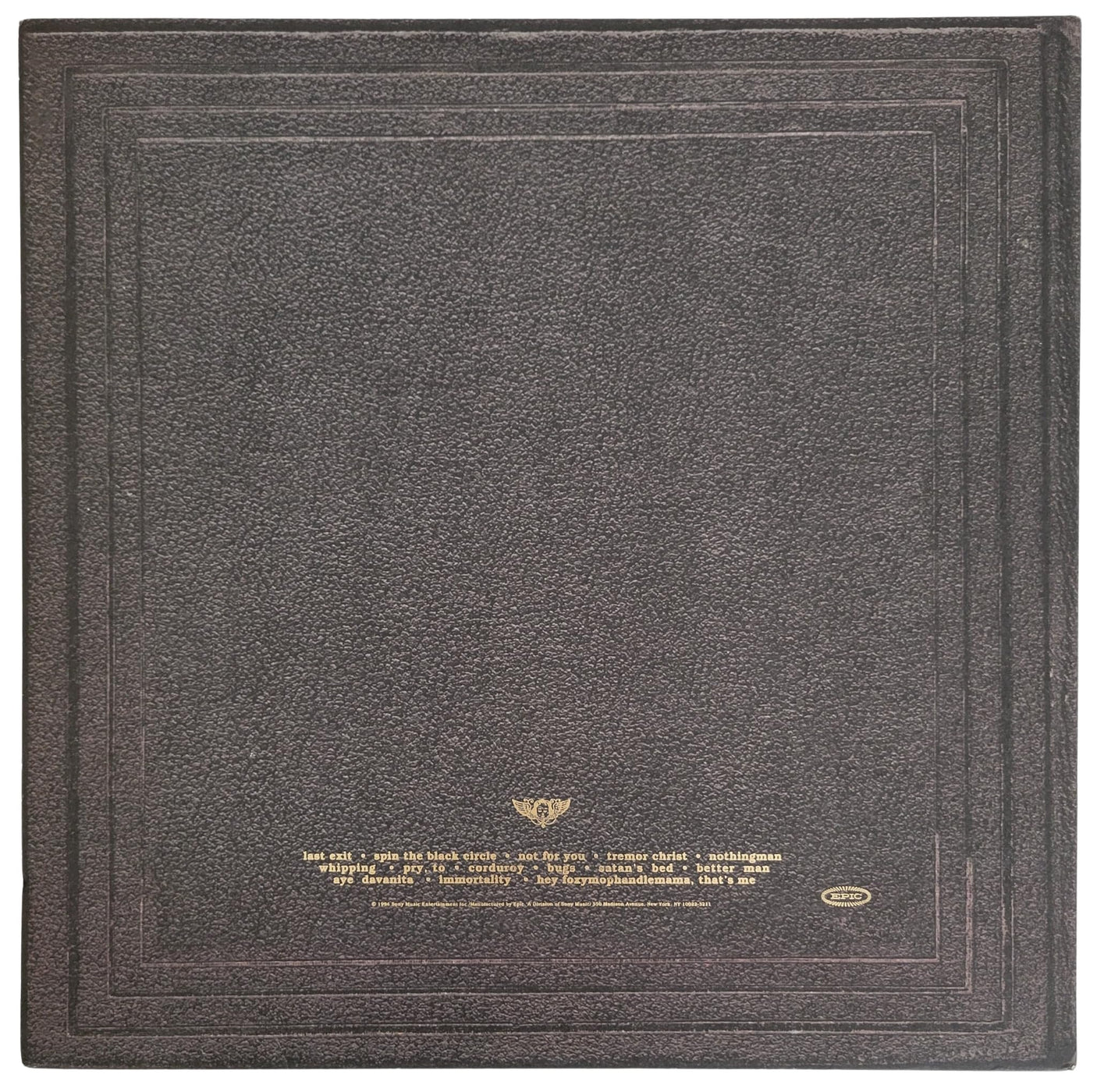 Eddie Vedder signed Pearl Jam Vitalogy album COA proof autographed vinyl Record