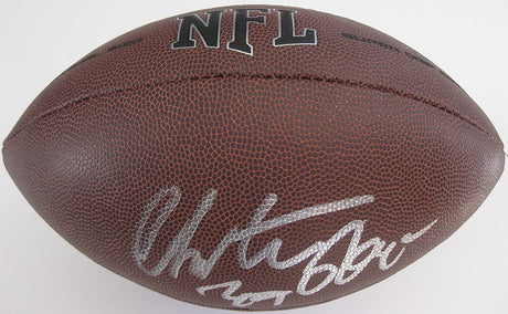 Christian Okoye Kansas City Chiefs autographed NFL football proof Beckett COA signed