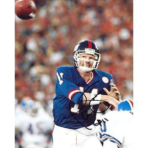 Phil Simms, New York Giants, SB MVP, Signed, Autographed, 8X10 Photo, a COA with the Proof Photo of Phil Signing Will Be Included-