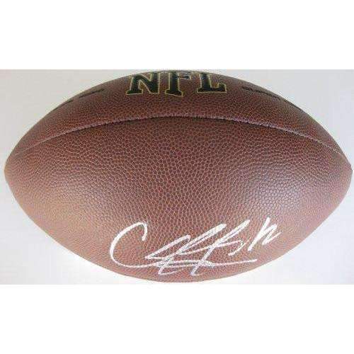 Caleb Hanie, Chicago Bears, Colorado State, Denver Broncos, Signed, Autographed, NFL Football, a COA with the Proof Photo of Caleb Signing Will Be Included