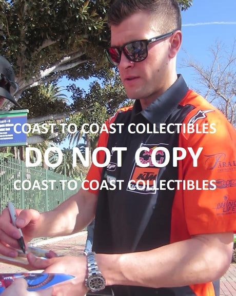 Ryan Dungey, Supercross, Motocross, Freestyle Motocross, Signed, Autographed, 8X10 Photo, a COA with the Proof Photo of Ryan Signing Will Be Included;