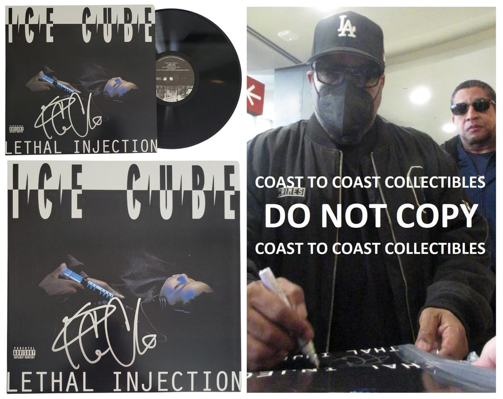 Ice Cube Signed Lethal Injection Album Proof COA Autographed Vinyl Record STAR