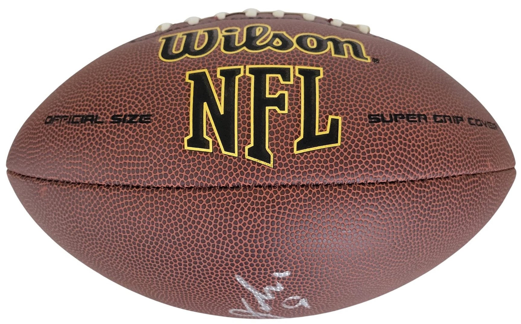 Jim McMahon Bears Philadelphia Eagles signed football proof Beckett COA autographed