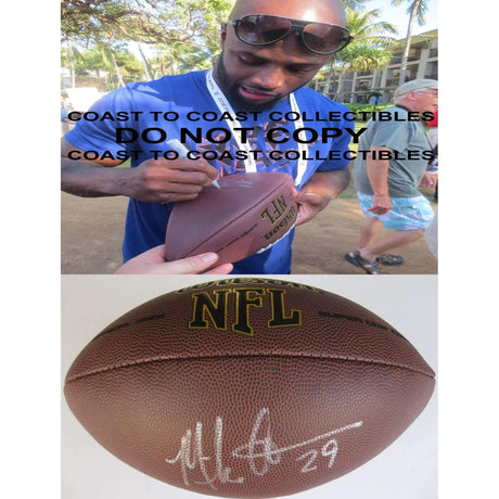 Mike Adams Indianapolis Colts, 49ers, Browns, Broncos, Signed, Autographed, NFL Football , a COA with the Proof Photo of Mike Signing Will Be Inlcuded
