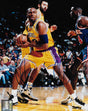 Cedric Ceballos signed Los Angeles Lakers basketball 8x10 photo COA