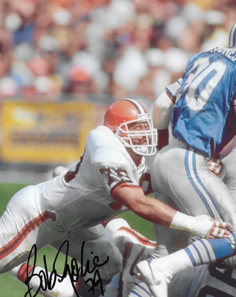 Bob Golic Signed 8x10 Photo COA Proof Cleveland Browns Football Autographed..