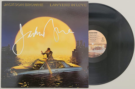 Jackson Browne signed autographed Lawyers in Love album, vinyl COA exact proof STAR