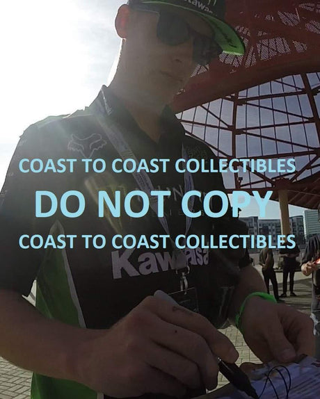 Adam Cianciarulo motocross, supercross signed, autographed 8x10 photo, proof COA.