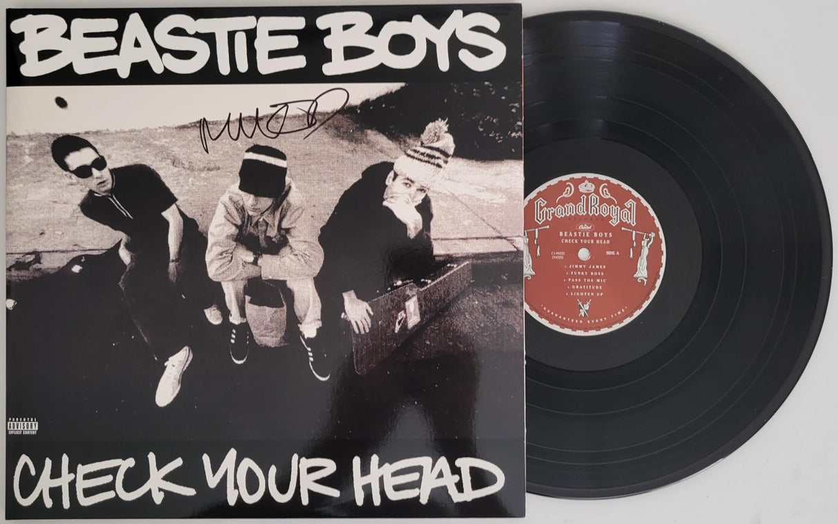 Mike Diamond signed Beastie Boys Check Your Head album vinyl Proof Beckett COA autographed STAR