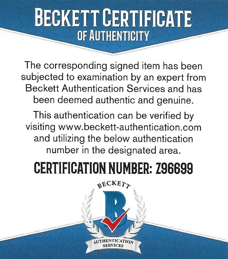 Kurt Warner Signed Arizona Cardinals Logo Football Proof Becket COA Autographed