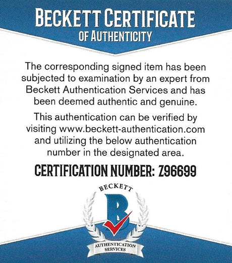 Kurt Warner Signed Arizona Cardinals Logo Football Proof Becket COA Autographed