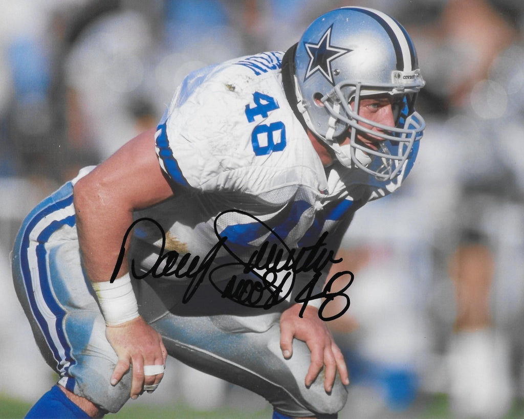 Daryl Johnston Signed Dallas Cowboys Football 8x10 Photo proof COA autographed,