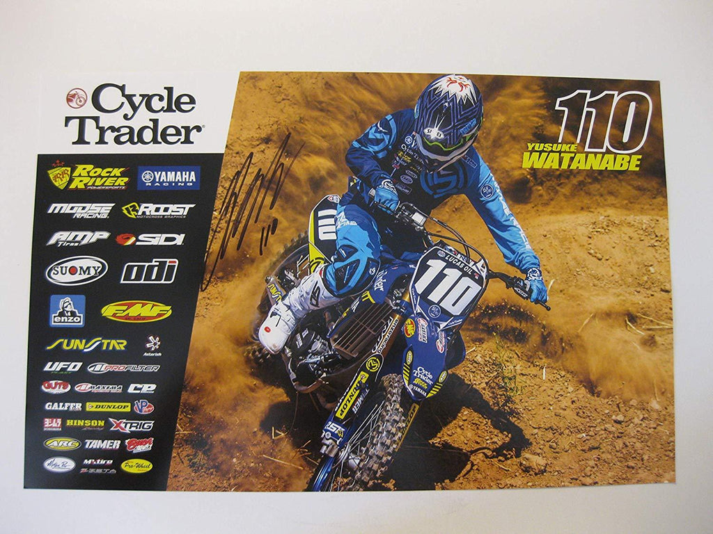 Yusuke Watanabe, Supercross, Motocross, signed, autographed, 11x17 poster, COA will be included.