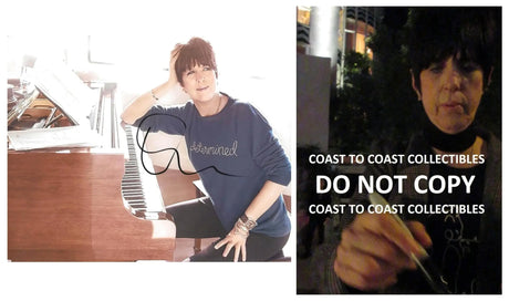 Diane Warren Songwritter musician signed 8x10 Photo exact Proof COA autographed star..