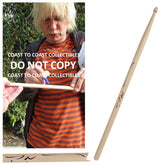 Zak Starkey The Who drummer signed Drumstick COA proof autograph.Ringo Starr son