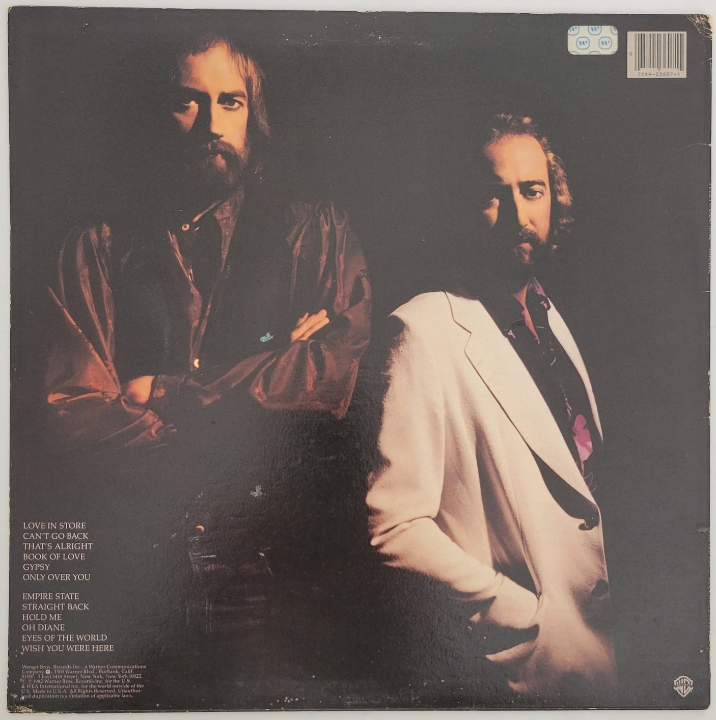 Lindsey Buckingham signed Fleetwood Mac Mirage album vinyl COA proof autographed STAR