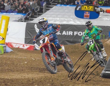 Cooper Webb Supercross Motocross Signed 8x10 Photo COA Proof Autographed...