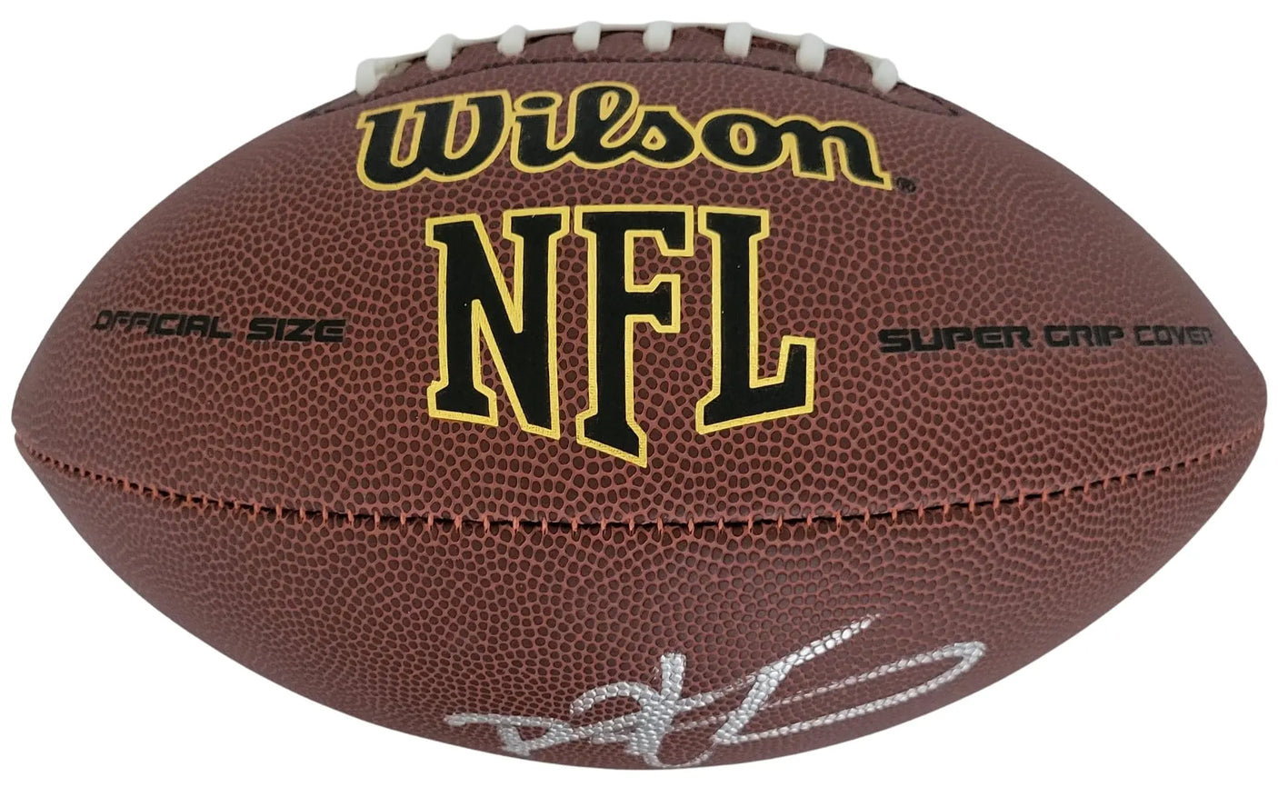 Devin Hester Signed Football Proof COA Autographed Chicago Bears Miami Falcons