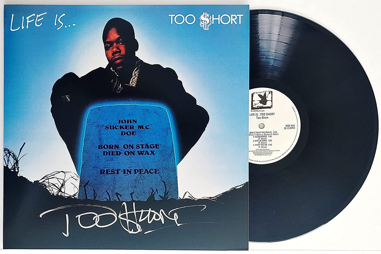 Too Short signed autographed Life is Too Short album vinyl record proof Beckett STAR