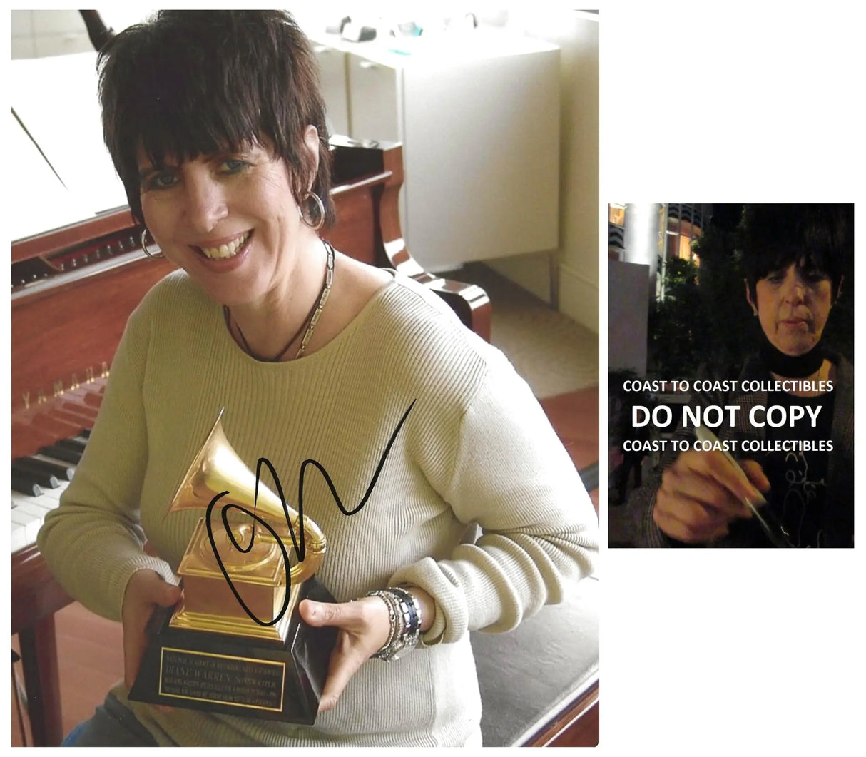 Diane Warren Songwritter musician signed 8x10 Photo Proof COA autographed. star