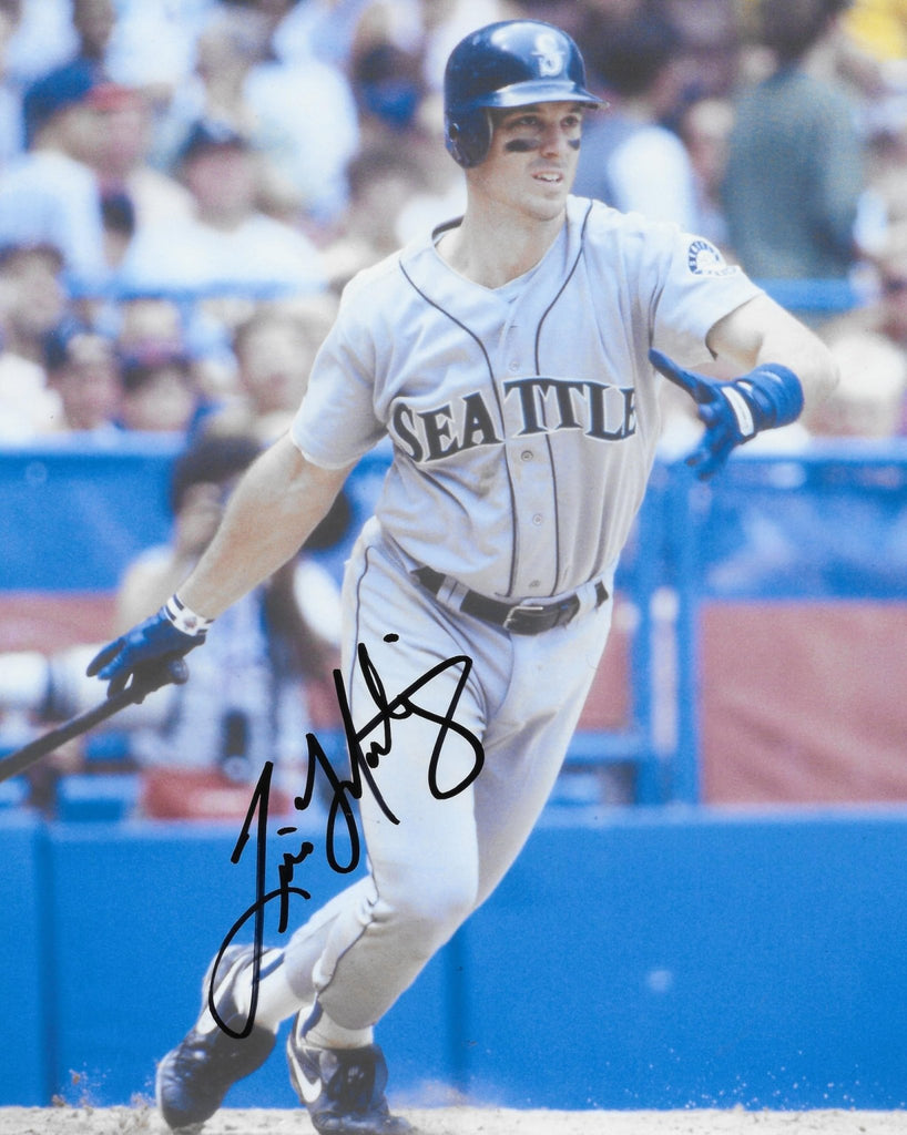 Tino Martinez signed Seattle Mariners baseball 8x10 Photo proof COA autographed