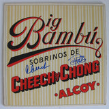 Cheech and Chong signed Big Bambu album Vinyl Record W/paper proof Beckett COA autograph STAR
