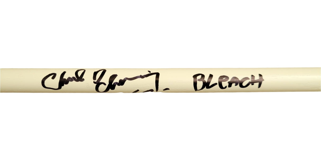 Chad Channing Nirvana drummer signed Drumstick COA exact proof autographed STAR.
