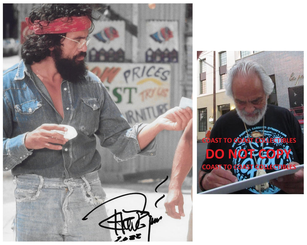 Tommy Chong signed Cheech & Chong 8x10 photo COA proof autographed, STAR