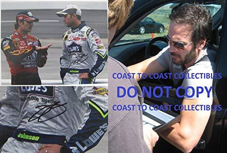 Jimmie Johnson Nascar Driver signed, autographed 11x14 photo,proof COA