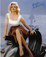 Angie Dickinson actress signed 8x10 photo exact proof COA STAR