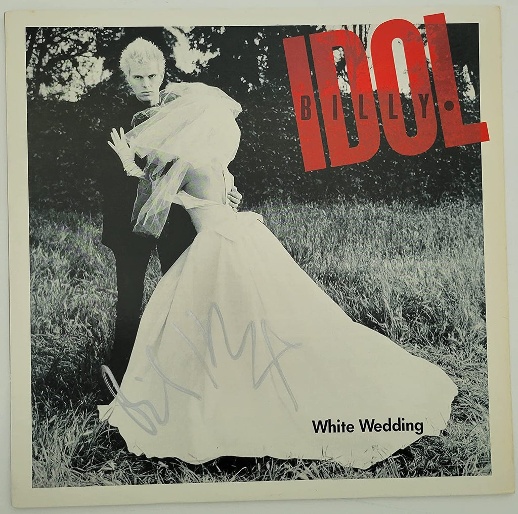Billy Idol signed White Wedding album vinyl LP COA exact proof autographed STAR