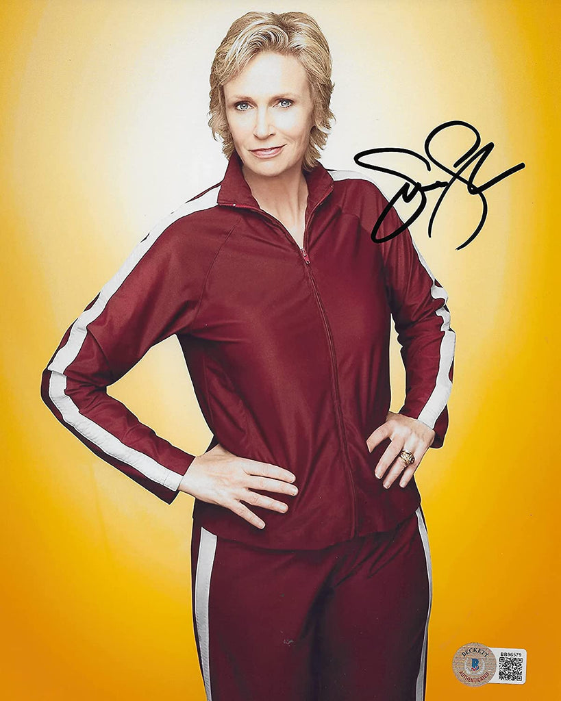 Jane Lynch actress signed autographed Glee 8x10 photo proof Beckett COA STAR,