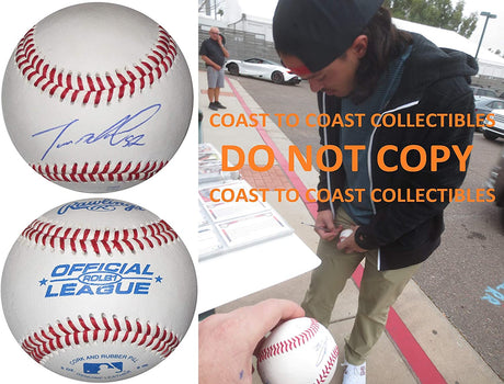 Dereck Rodriguez San Francisco Giants signed autographed baseball COA with proof