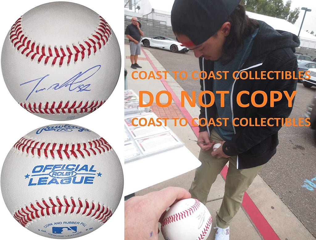 Dereck Rodriguez San Francisco Giants signed autographed baseball COA with proof