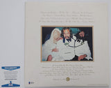 Cheech and Chong signed Wedding vinyl Record album proof Beckett COA autograph STAR
